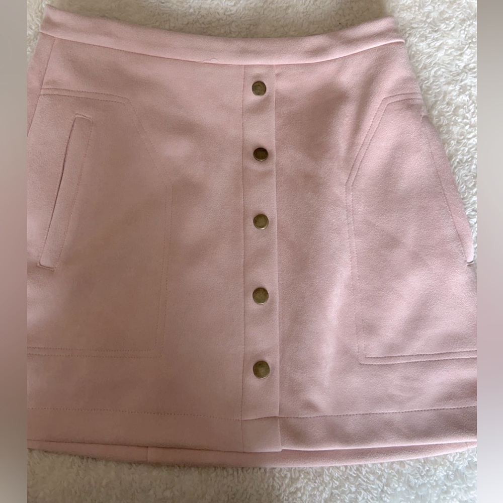 Light pink felt skirt